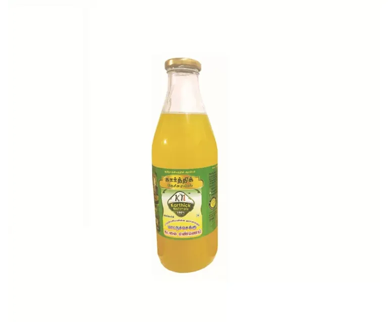 Groundnut oil Glass Bottle