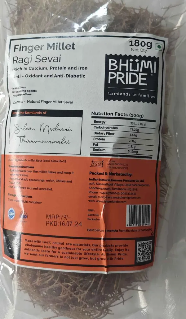 Sevai / Semiya / Vermicelli – Ragi 180g
