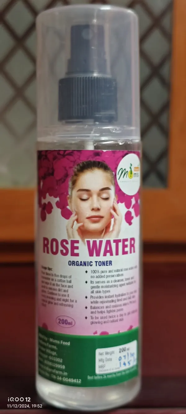 Organic Rose water